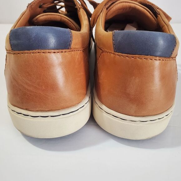 Born Mens Leather Baum Sneakers Size 13 Neutral - Picture 6 of 13